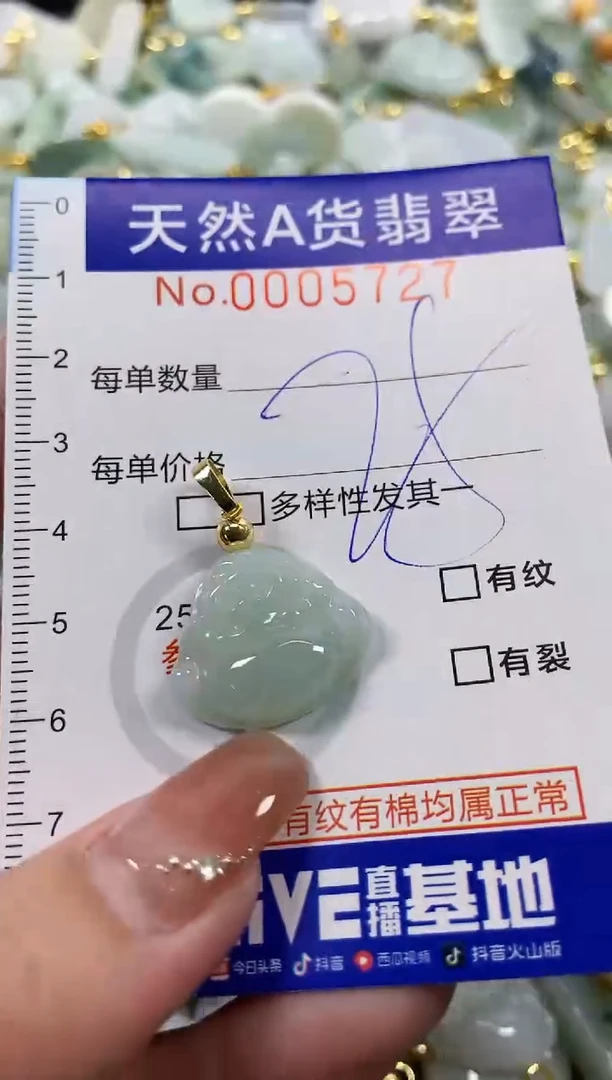 颈饰未镶嵌翡翠天然A货翡翠