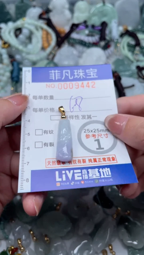 翡翠未镶嵌颈饰00..9442