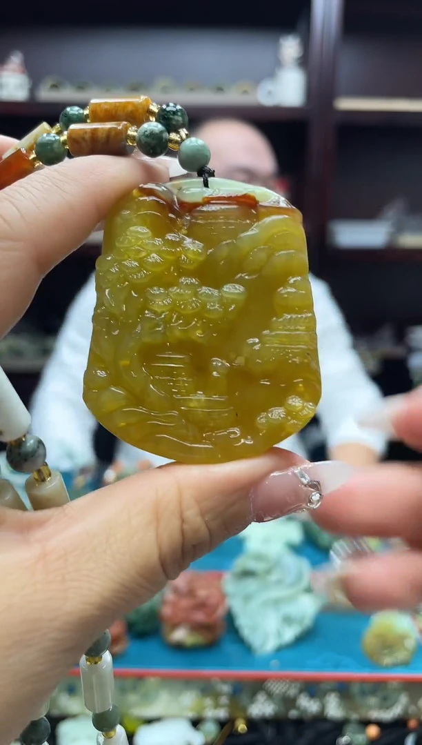未镶嵌岫玉吊坠多样性发*货拍一发一