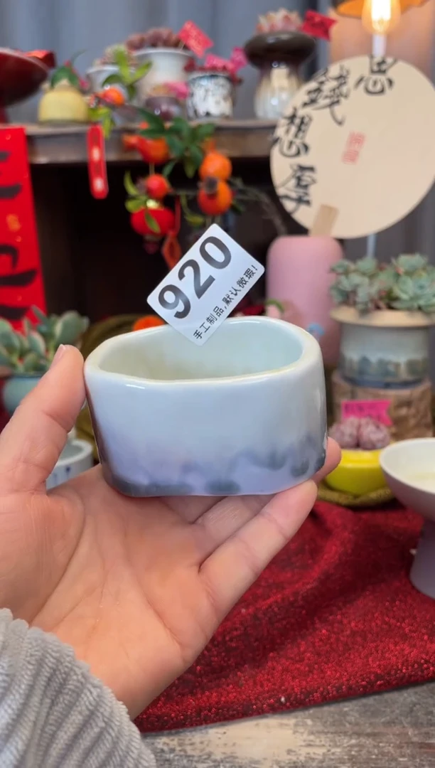 【闪购商品】摆件920知木小芳花盆