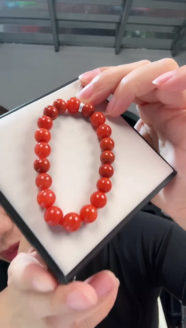 未镶嵌手链南红玛瑙优6731 约8mm（微瑕 建议慎拍）