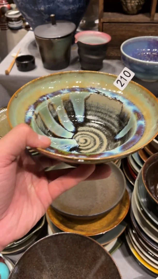 瓷片征****.210 微瑕苏打蓝草帽碗1个