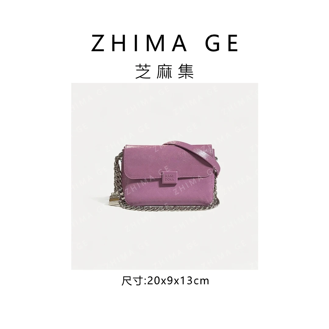 【芝麻集】SK-92586-蔷薇RAIN.CUN腋下小众斜跨轻奢时尚百搭女包