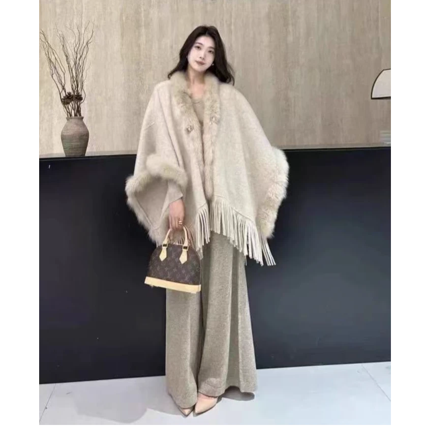 气质V领内搭长袖长款针织连衣裙女冬季收腰修身a字裙95071