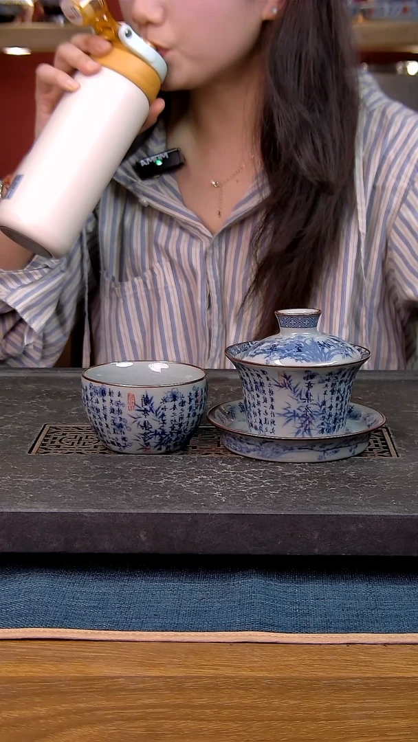 简装家用款2件套 老陶泥开片纹陶瓷茶具