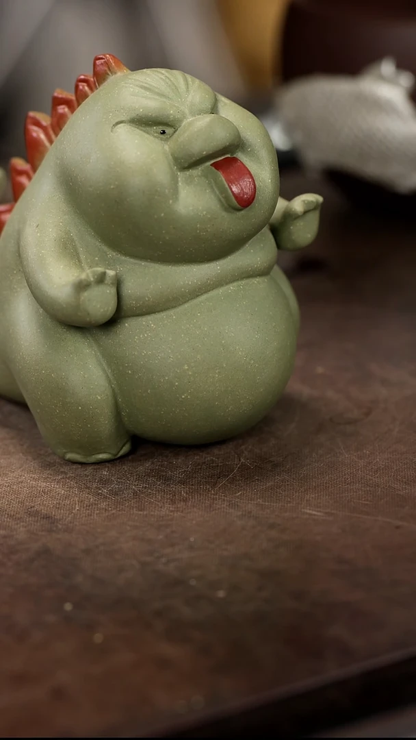 紫砂茶宠紫砂恐龙