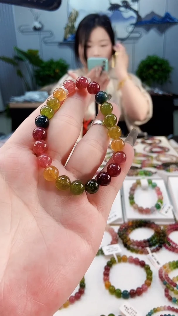 【闪购商品】碧玺手链未镶嵌G2365单圈颜色微差发1