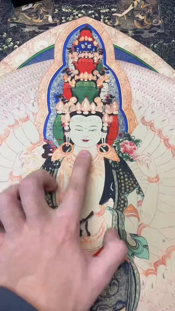 装裱画唐卡藏艺阁高端绘画作品TK16009