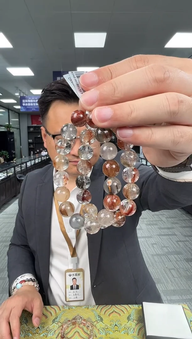 水晶手链未镶嵌ck854约13mm多样性发一件