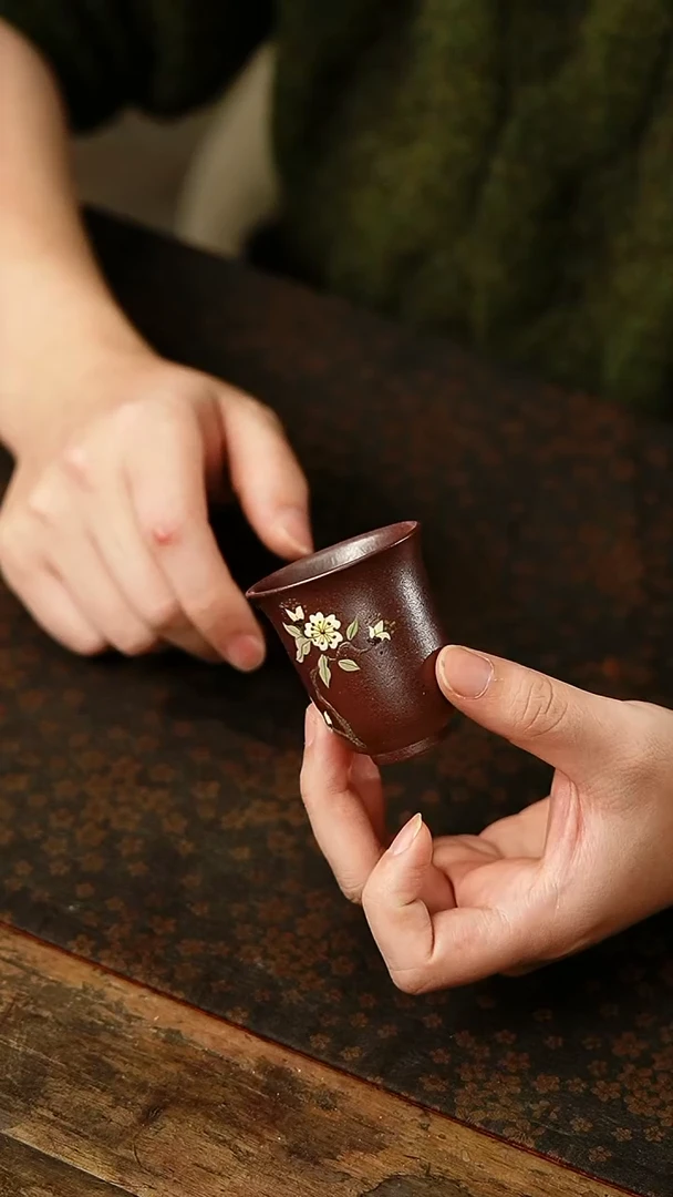 茶杯紫砂5号 瑕疵 紫砂柴烧