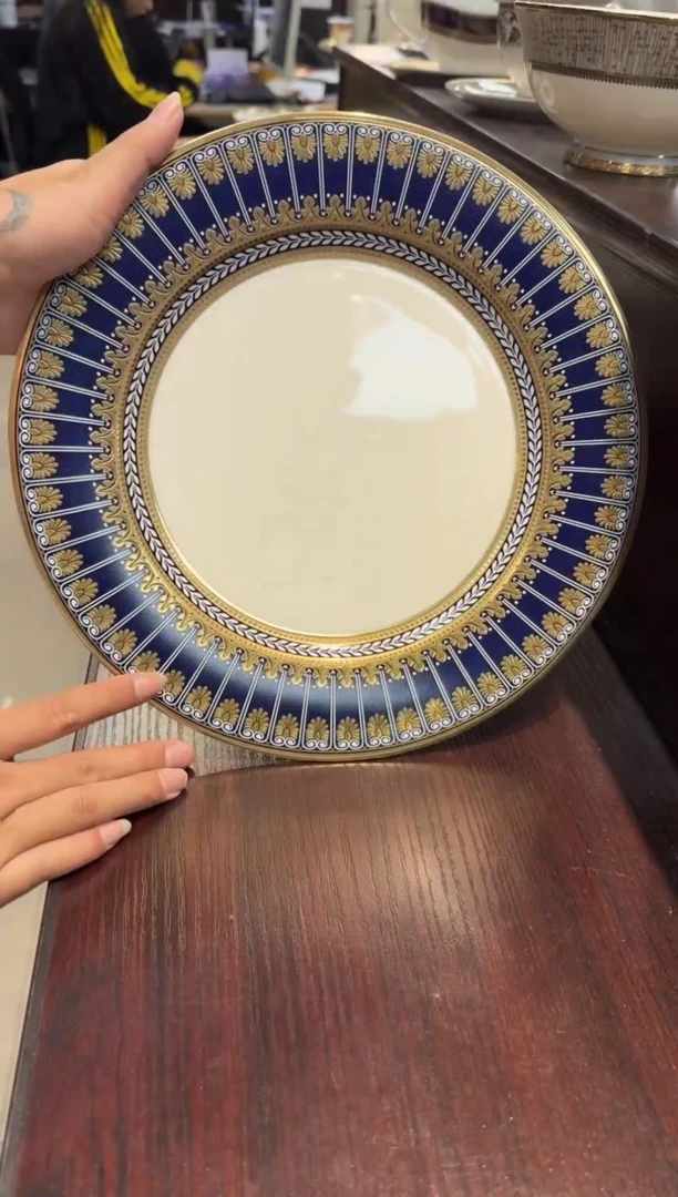 瓷片10.5英寸平盘 1个