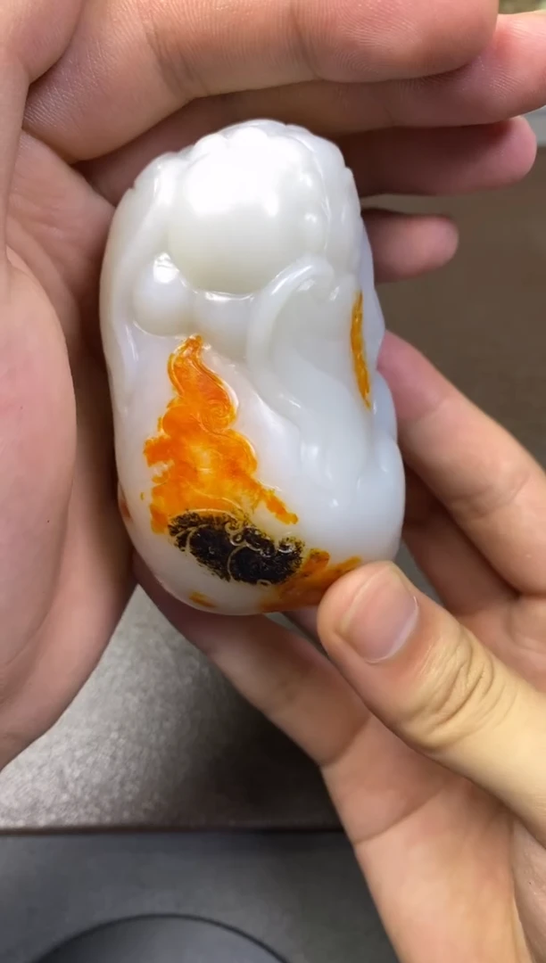 和田玉未镶嵌吊坠(不含链)和田玉手把