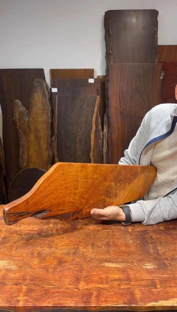 大果紫檀（缅甸花梨）尺寸66*18*2.5编号184