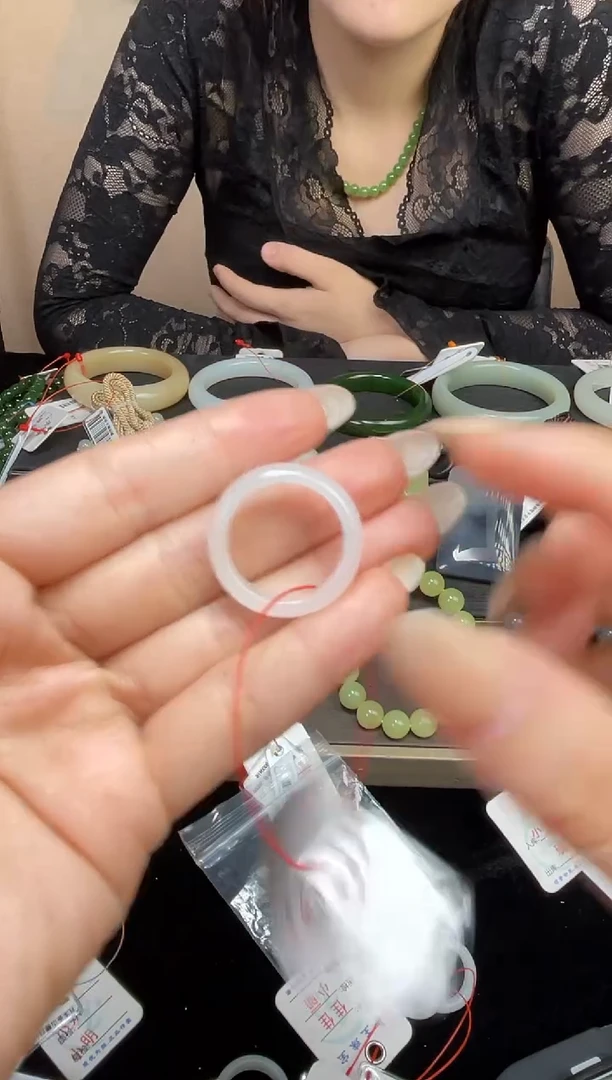 未镶嵌戒指和田玉天泰白玉 18+圈9010873
