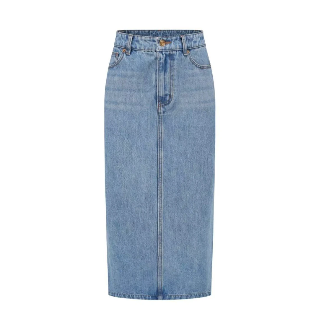 【张羽推荐】ELVIS.CHEUNG 蒋云 25早春新品牛仔铅笔裙