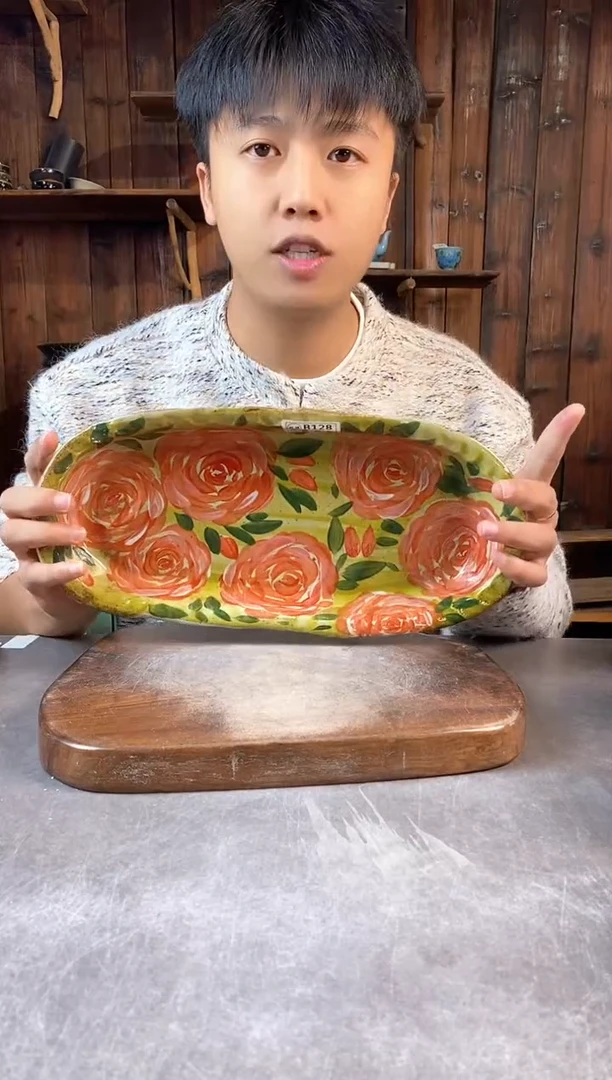 碗128瑕，手工手绘，超值陶瓷