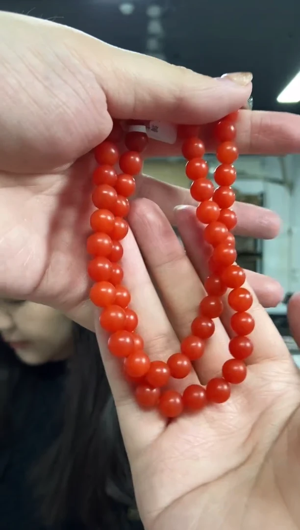 【闪购商品】南红玛瑙项链未镶嵌多样性发其一颜色微差