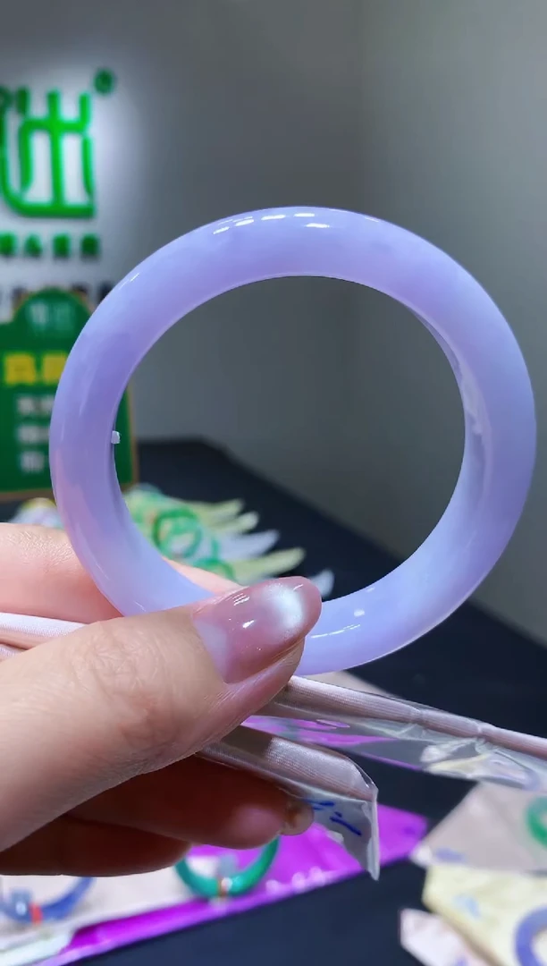 未镶嵌手镯翡翠-k69 天然缅甸A货翡翠57.6正圈