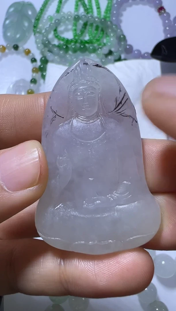 未镶嵌定制翡翠素衣