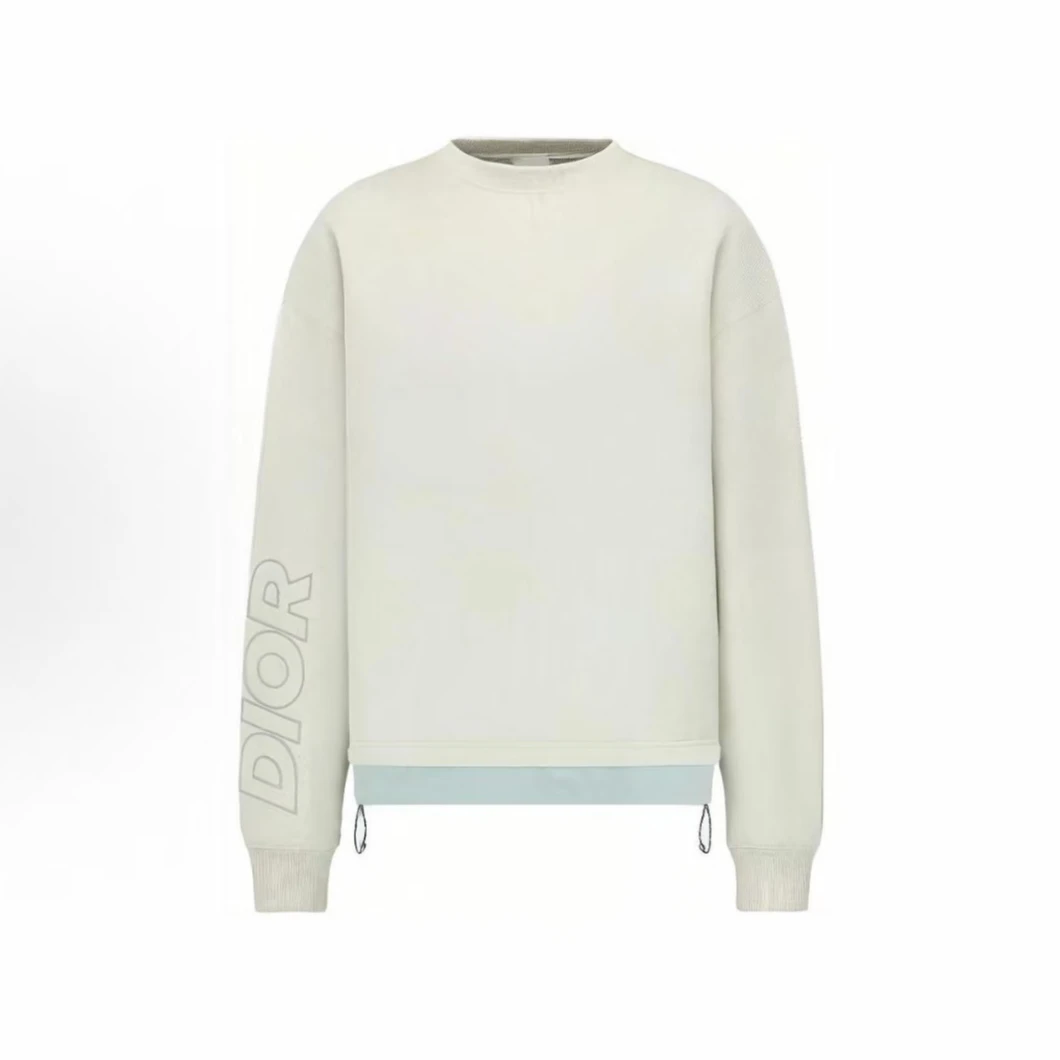 未使用 DIOR/迪奥 袖口徽标内里磨毛做旧款圆领卫衣