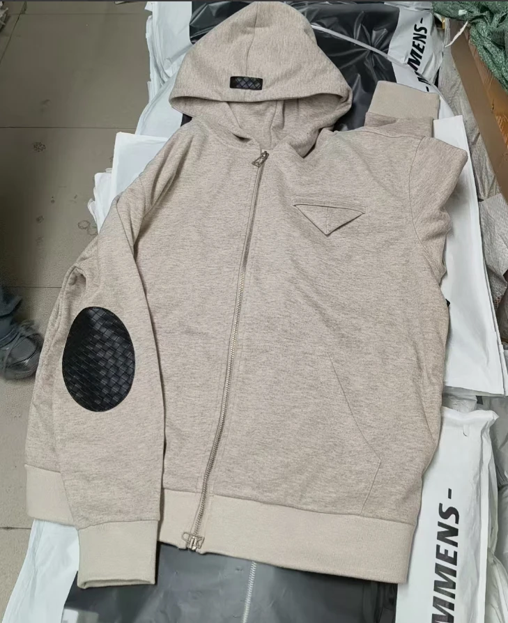 【大美夕】秋冬季常规款长袖卫衣拼接时尚百搭男士9998