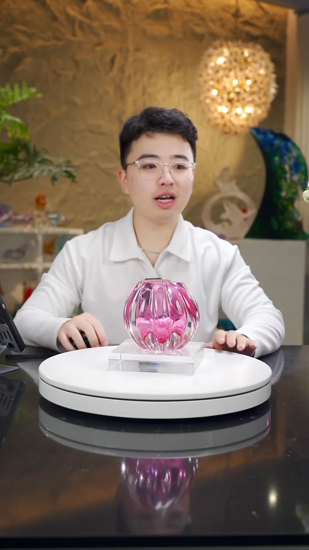 手工艺品琉璃金红色南瓜香薰瓶
