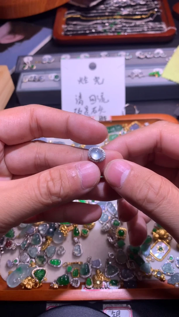 翡翠银S925镶嵌颈饰111111