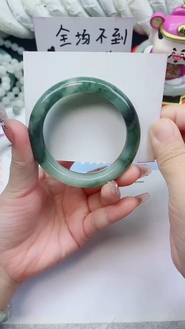 未镶嵌手镯石英质玉A6-53.5圈