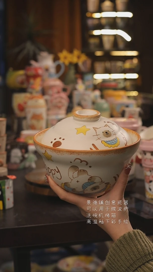 景德镇釉下彩绘设计师款式陶瓷