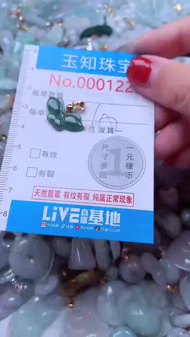 吊坠(不含链)未镶嵌翡翠1225