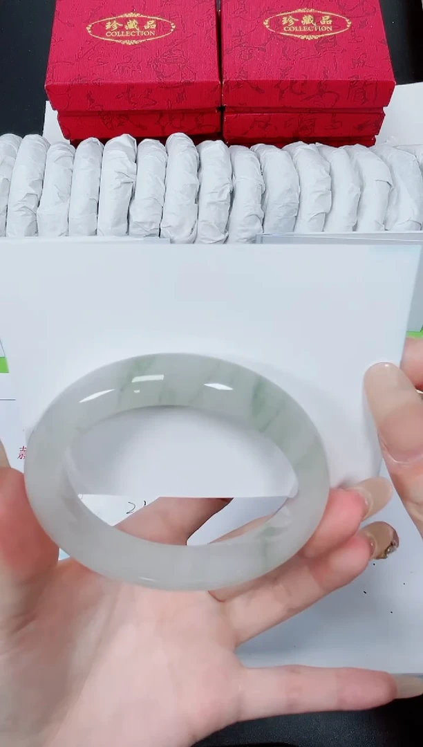 【闪购商品】石英质玉手镯未镶嵌K349-57.0