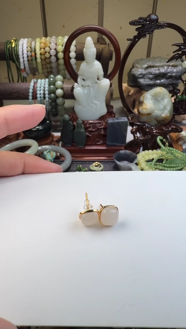 颈饰银S925镶嵌和田玉和田玉