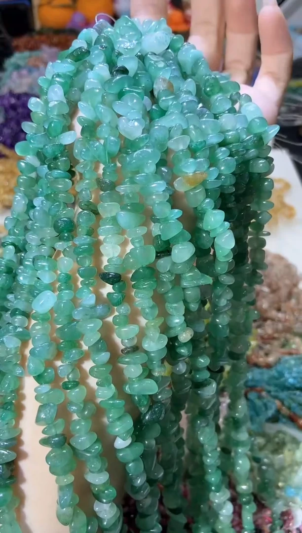 水晶珠宝半成品未镶嵌绿东陵