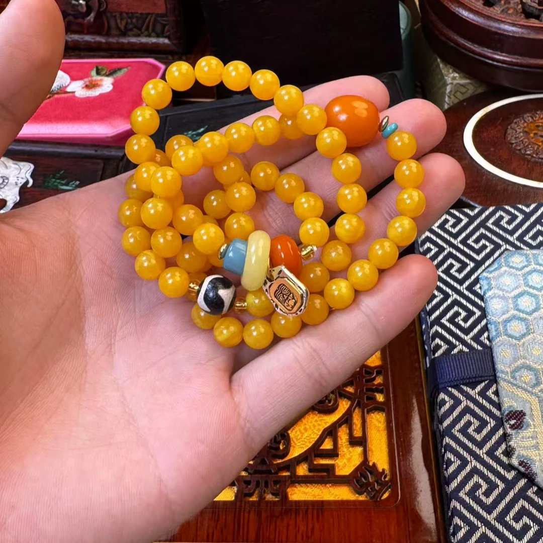 【闪购商品】-蜜蜡多圈777