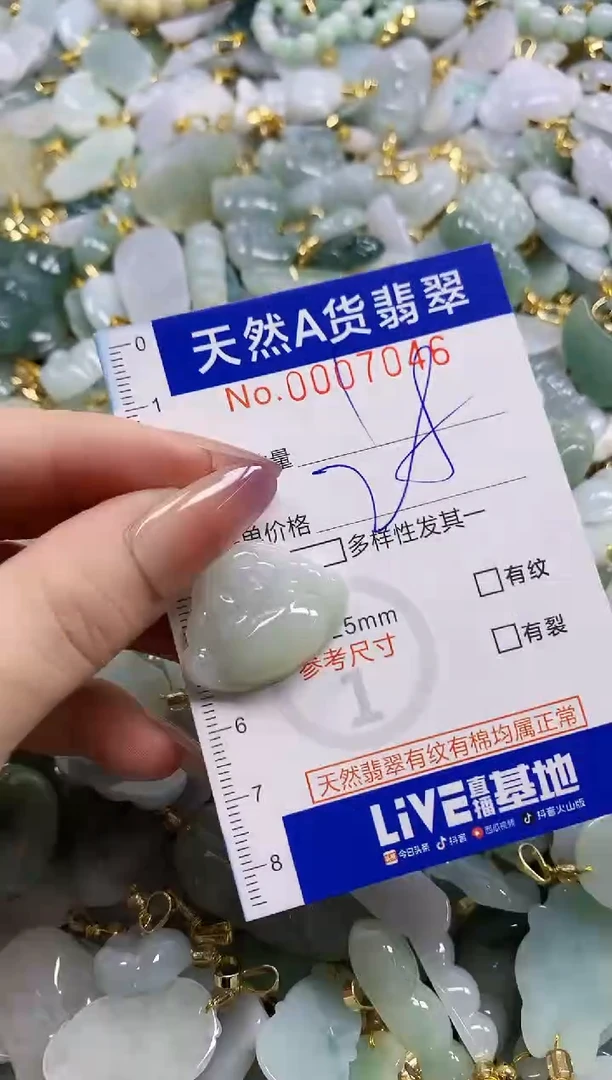 颈饰未镶嵌翡翠天然A货翡翠