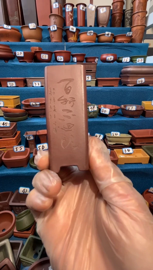 【闪购商品】紫砂紫砂花盆8*3