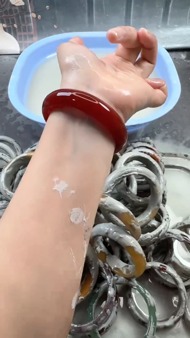 【闪购商品】玛瑙/玉髓手镯未镶嵌39 6160