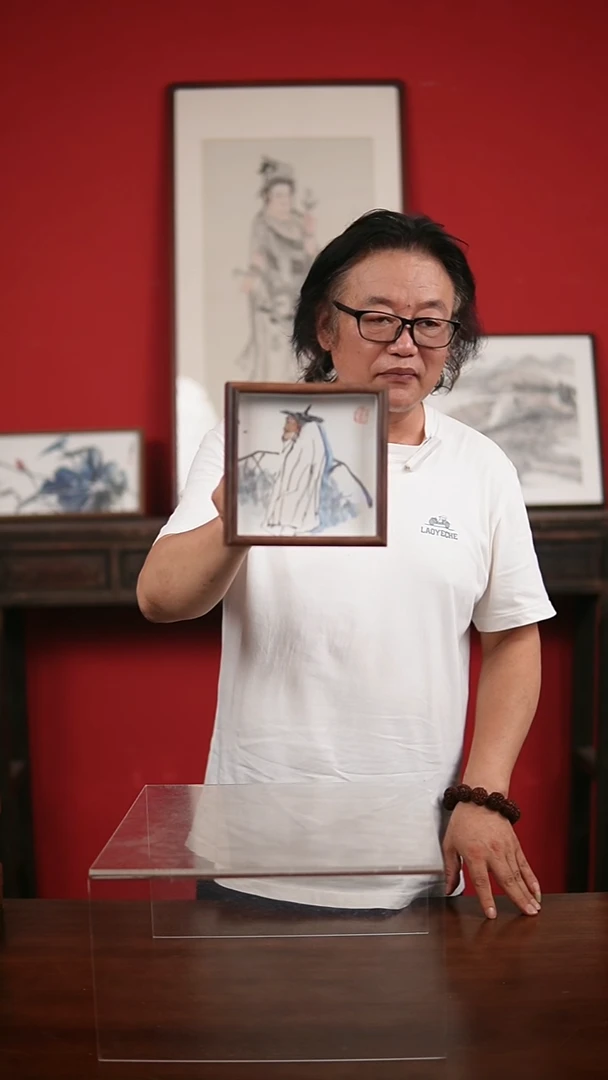 国画手写手绘-6寸摆台