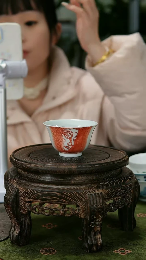 【闪购商品】102陶瓷供应链拓片万佛画片铃铛杯