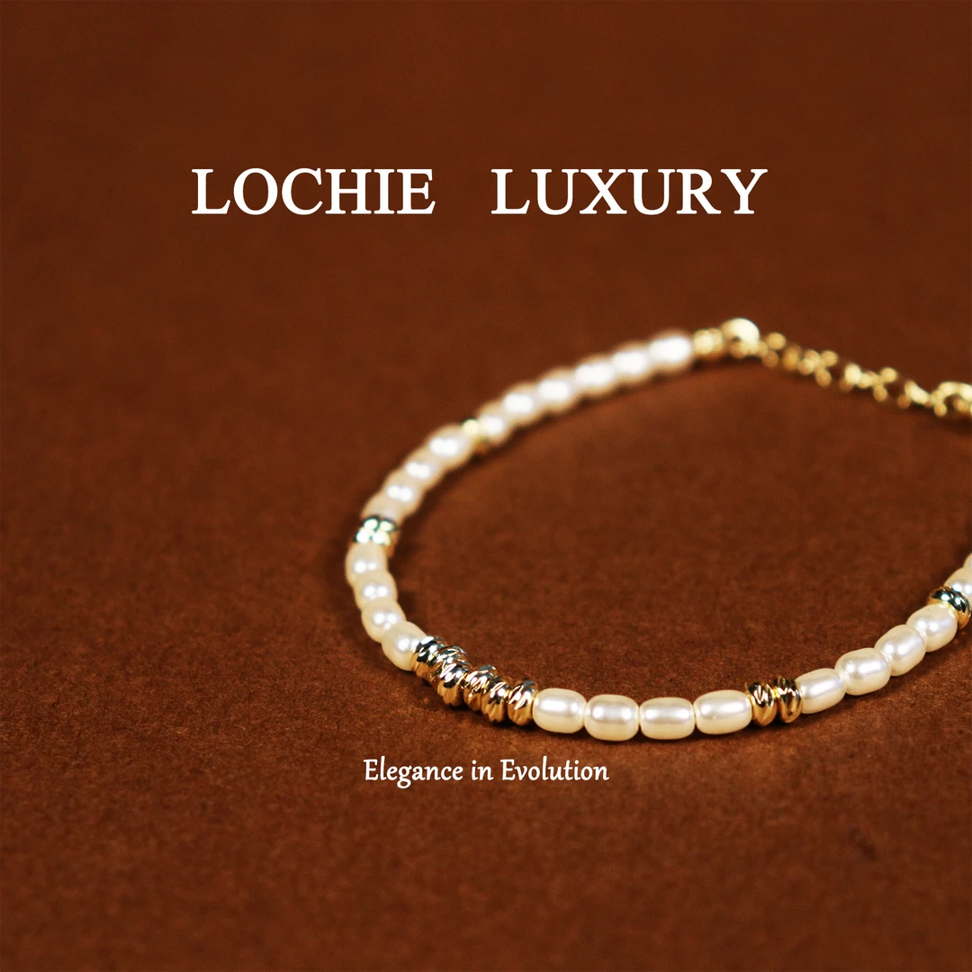 铜合金仿珍珠手链 X072【印象海岸】简约高级气质款素圈串珠手链