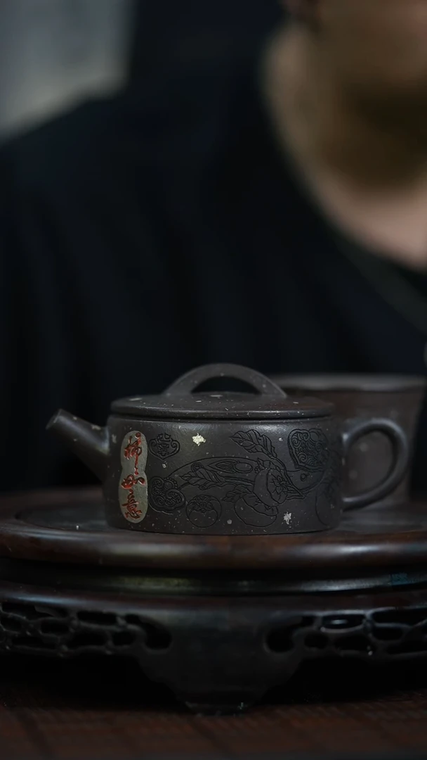 茶壶紫砂宜兴知衍传器原矿全手19+杯子