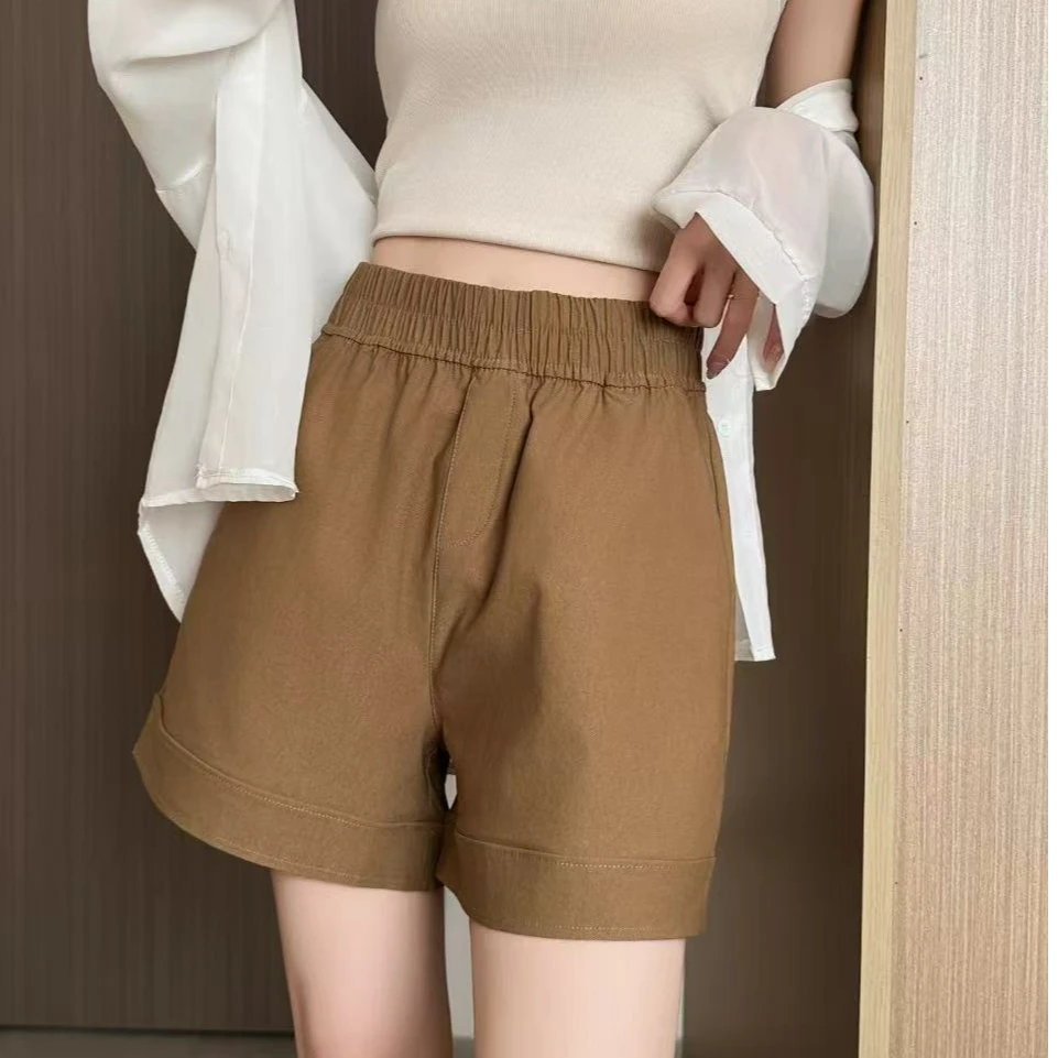 夏季新款女神辣妹专属显瘦显高宽松短裤H4774