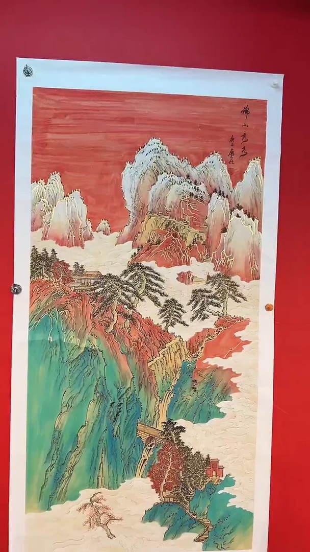 国画廖化老师国画作品