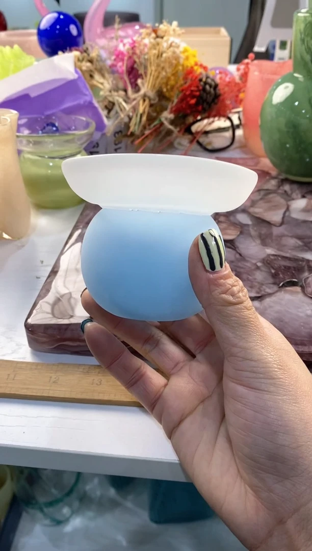 【闪购商品】琉璃慕忆家花瓶磨砂