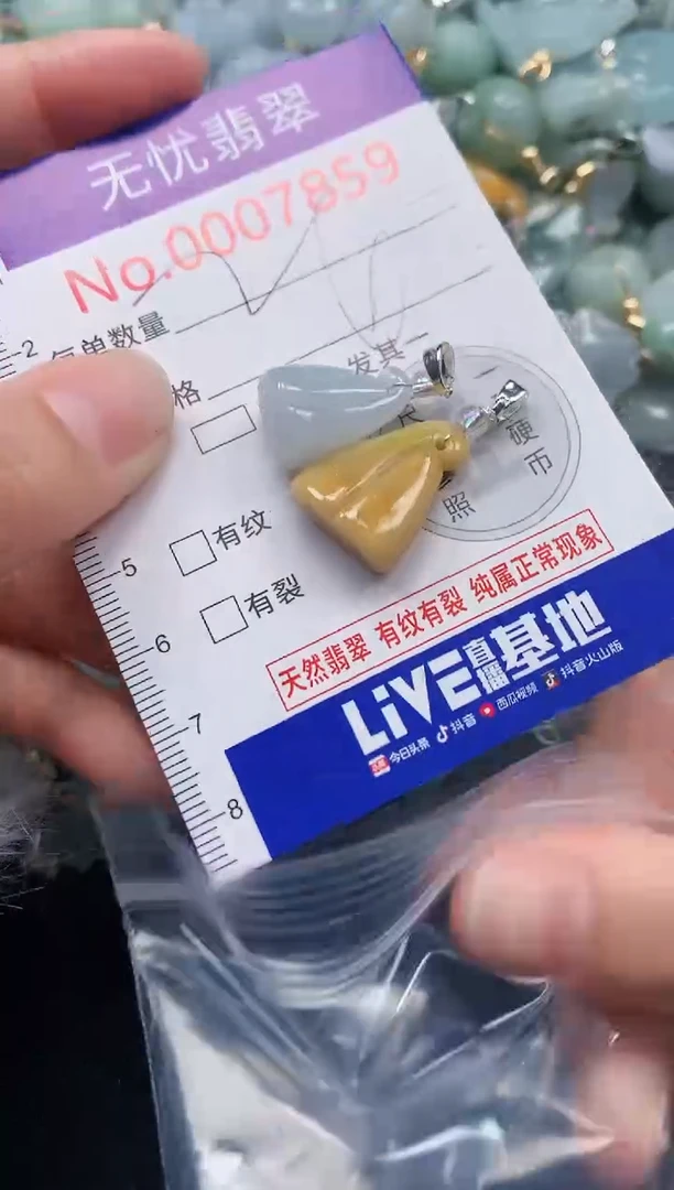 吊坠(不含链)未镶嵌翡翠7859