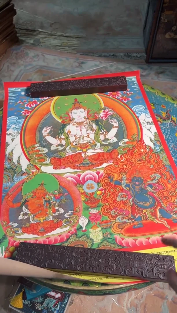 卷轴画卷轴画奥奥的唐卡