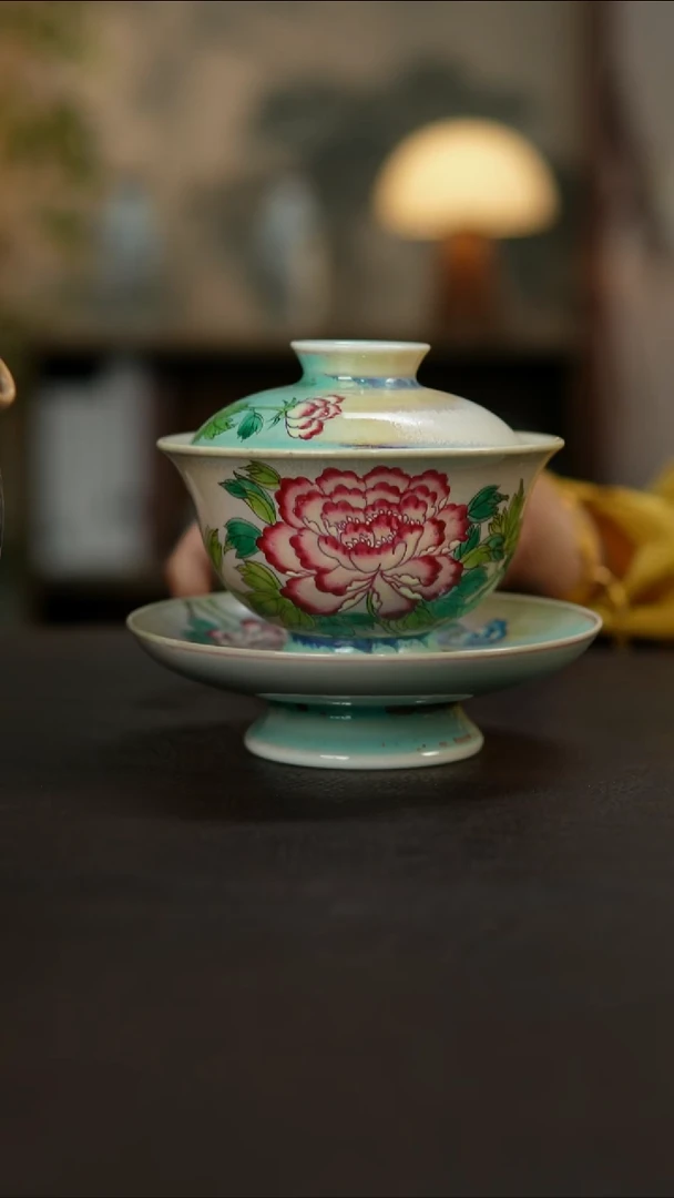 杯景德镇陶瓷杯碗柴烧多人微瑕