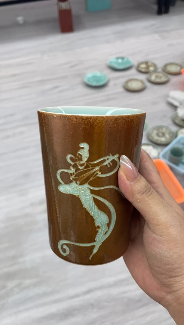 特价福利 微瑕 慧仙青瓷