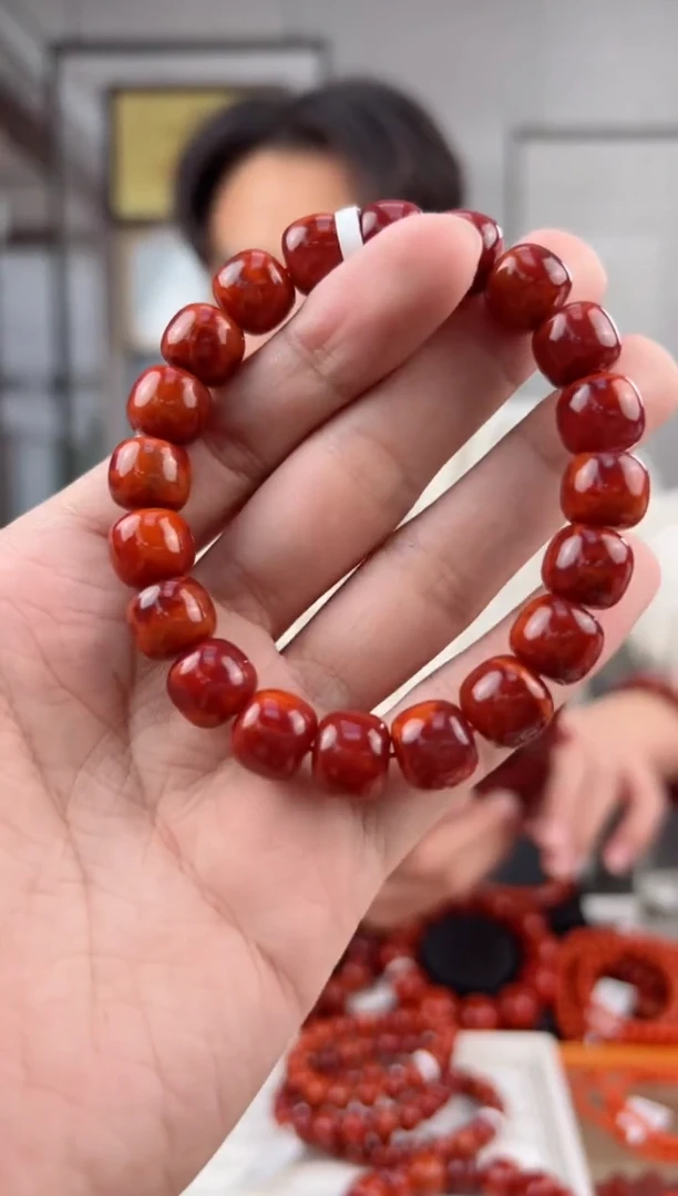 【闪购商品】南红玛瑙单圈未镶嵌13mm@T06567@