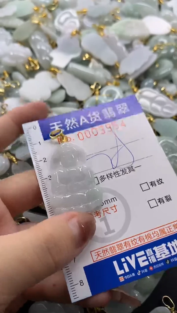翡翠未镶嵌颈饰天然A货翡翠